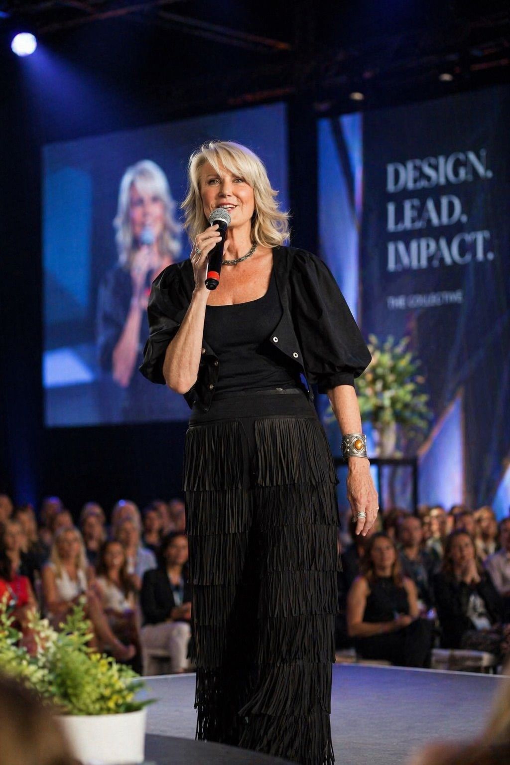 Portrait of Ros Banksia-Smith, multi-award winning designer, creative director and author of Courage